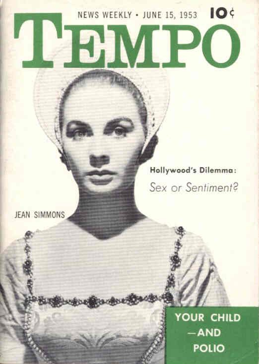 TEMPO (USA) magazine side cover 15 June 1953