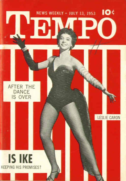 TEMPO (USA) magazine side cover 13 July 1953