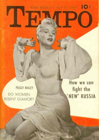 TEMPO (USA) magazine side cover 20 July 1953
