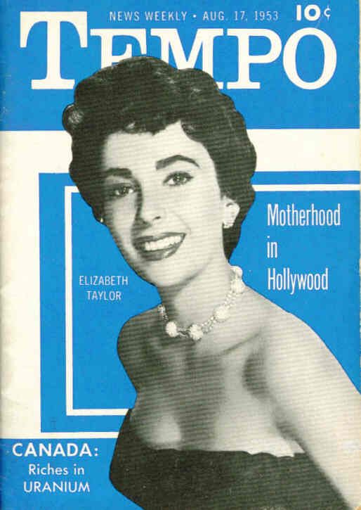 TEMPO (USA) magazine side cover 17 August 1953