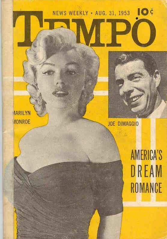 TEMPO (USA) magazine side cover 31 August 1953