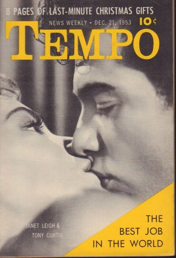 TEMPO (USA) magazine side cover 21 December 1953