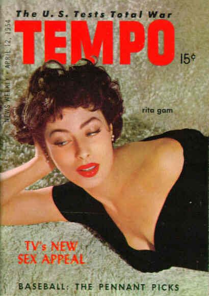 TEMPO (USA) magazine side cover 12 April 1954