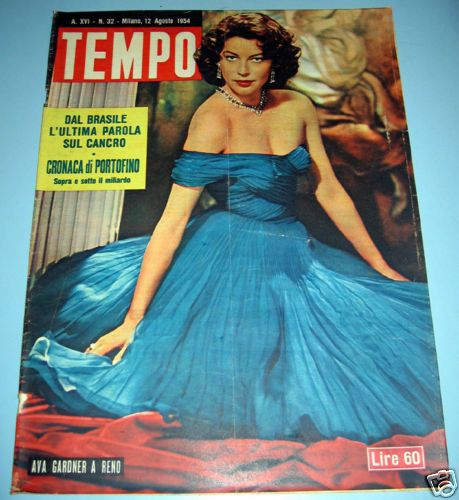 TEMPO magazine side cover Issue 32 12 August 1954