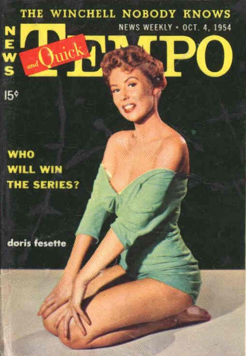 TEMPO (USA) magazine side cover 4 October 1954