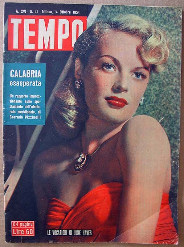 TEMPO magazine side cover Issue 41 14 October 1954
