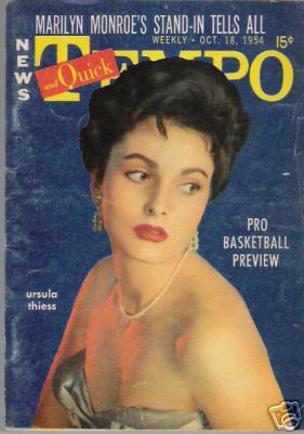 TEMPO (USA) magazine side cover 18 October 1954