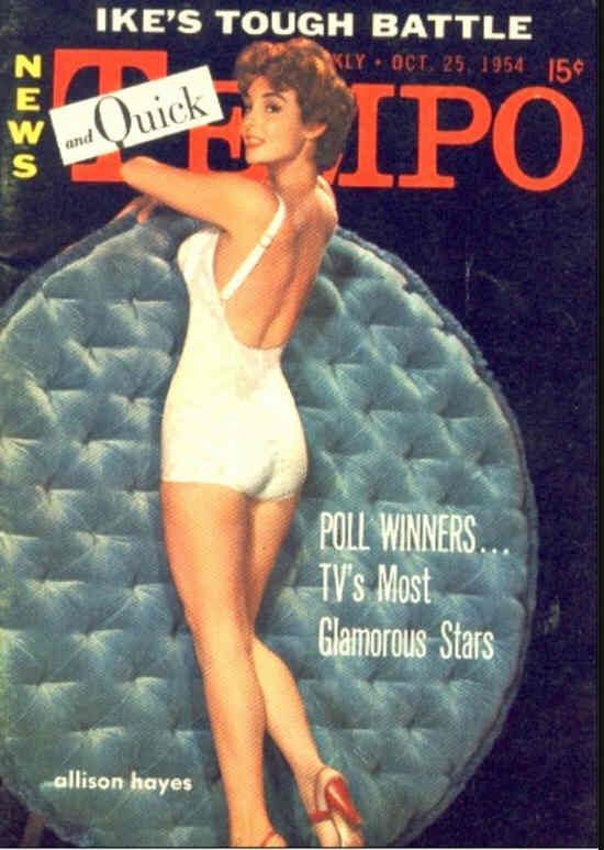 TEMPO (USA) magazine side cover 25 October 1954