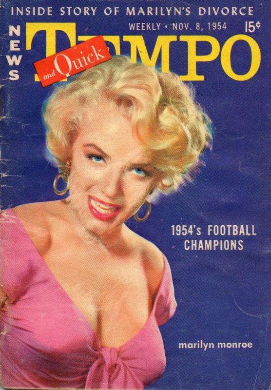 TEMPO (USA) magazine side cover 8 November 1954