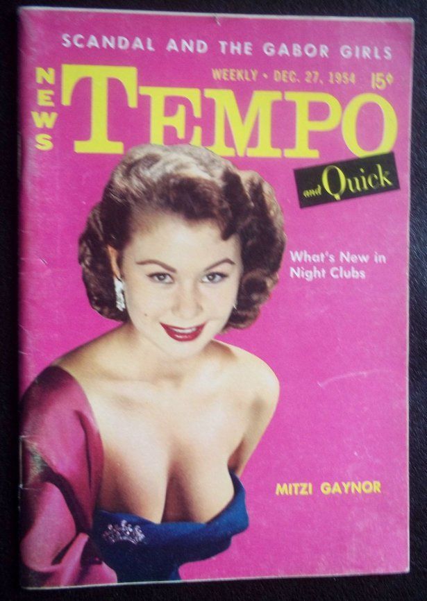 TEMPO (USA) magazine side cover 27 December 1954