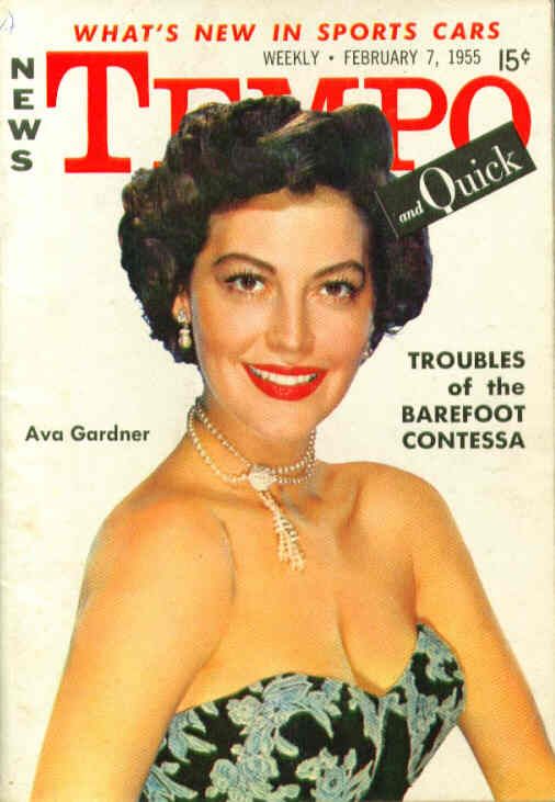 TEMPO (USA) magazine side cover 7 February 1955