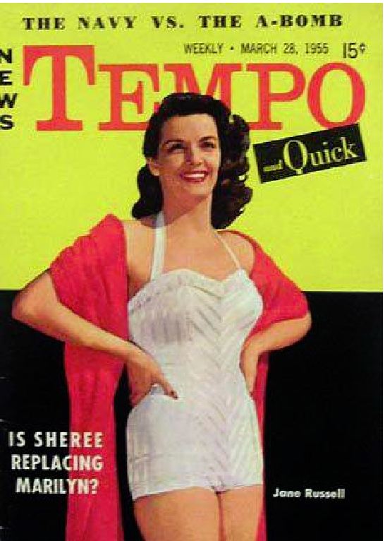 TEMPO (USA) magazine side cover 28 March 1955