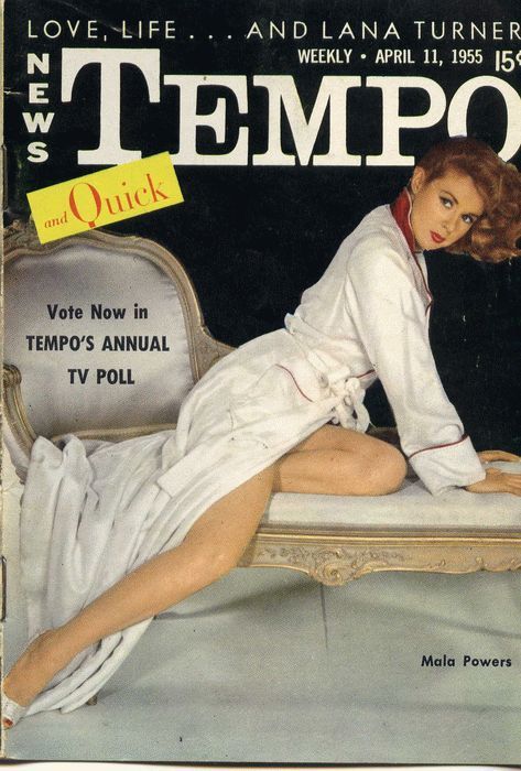 TEMPO (USA) magazine side cover  Vol 4 # 15 11 April 1955