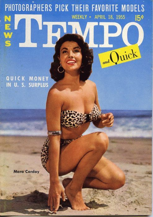TEMPO (USA) magazine side cover  Vol 4 # 16 18 April 1955