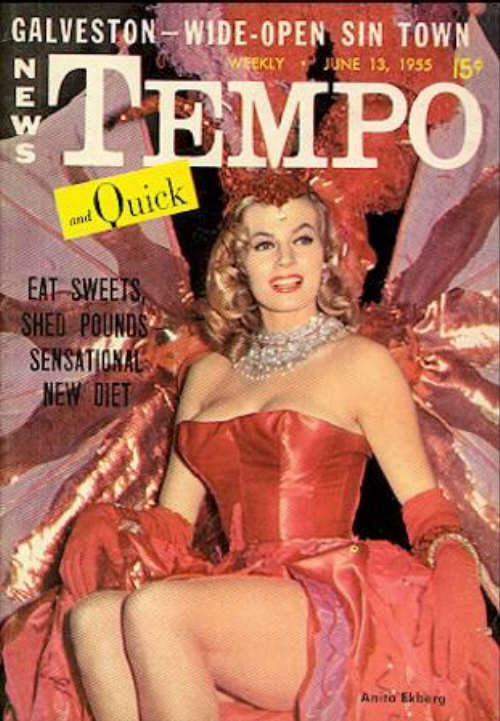 TEMPO (USA) magazine side cover 13 June 1955