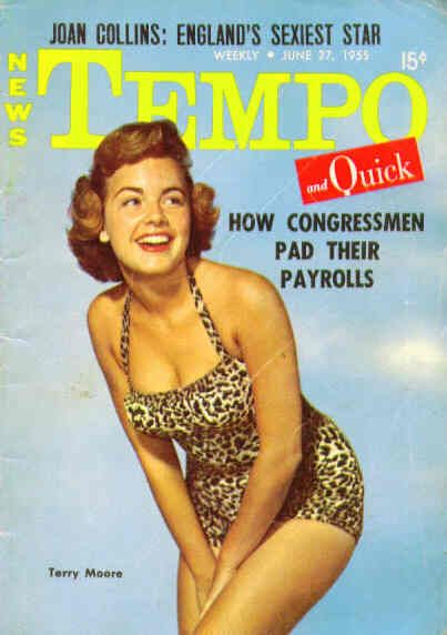 TEMPO (USA) magazine side cover 27 June 1955