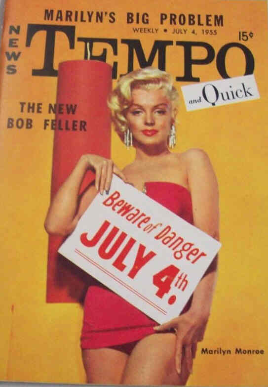 TEMPO (USA) magazine side cover 4 July 1955