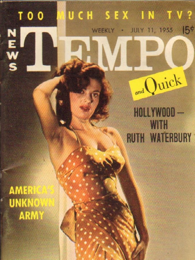 TEMPO (USA) magazine side cover 11 July 1955