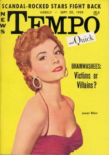 TEMPO (USA) magazine side cover  Vol 5 # 9 20 September 1955