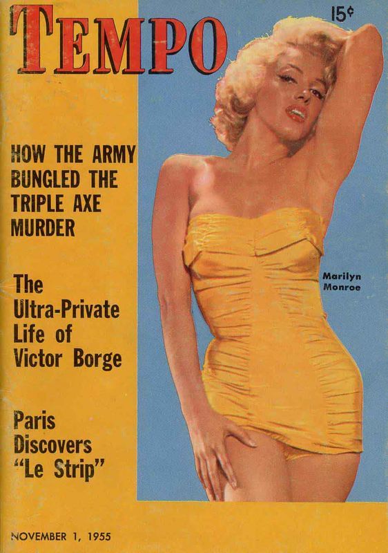 TEMPO (USA) magazine side cover 1 November 1955