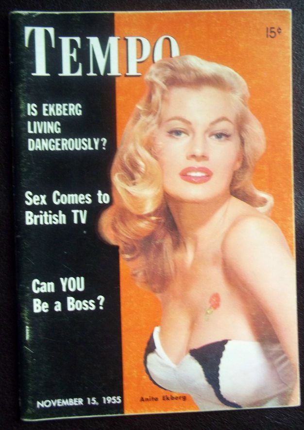 TEMPO (USA) magazine side cover 15 November 1955