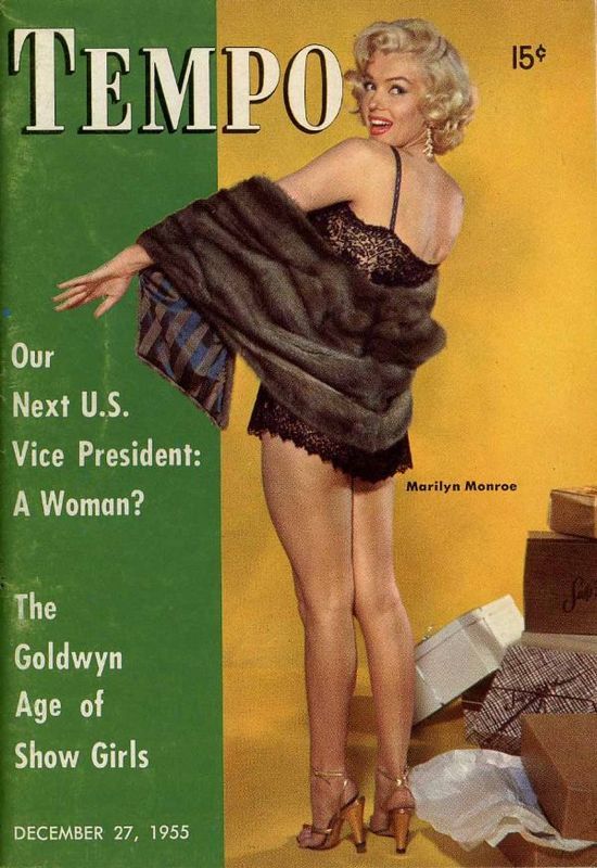 TEMPO (USA) magazine side cover 27 December 1955