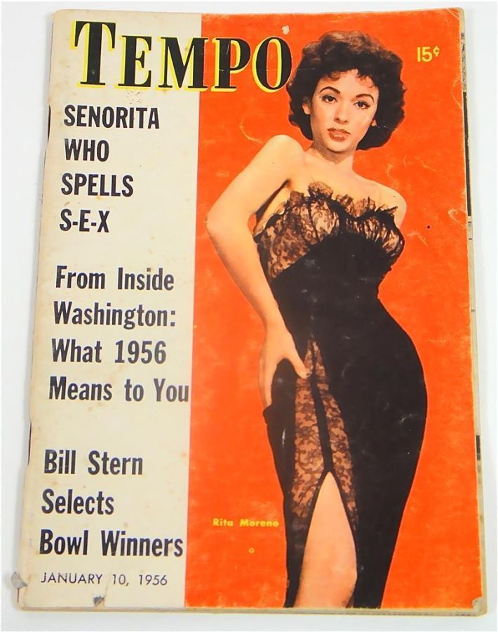 TEMPO (USA) magazine side cover 10 January 1956