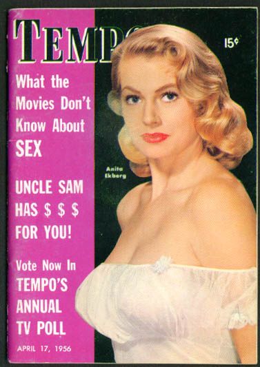 TEMPO (USA) magazine side cover  Vol 6 # 8 17 April 1956