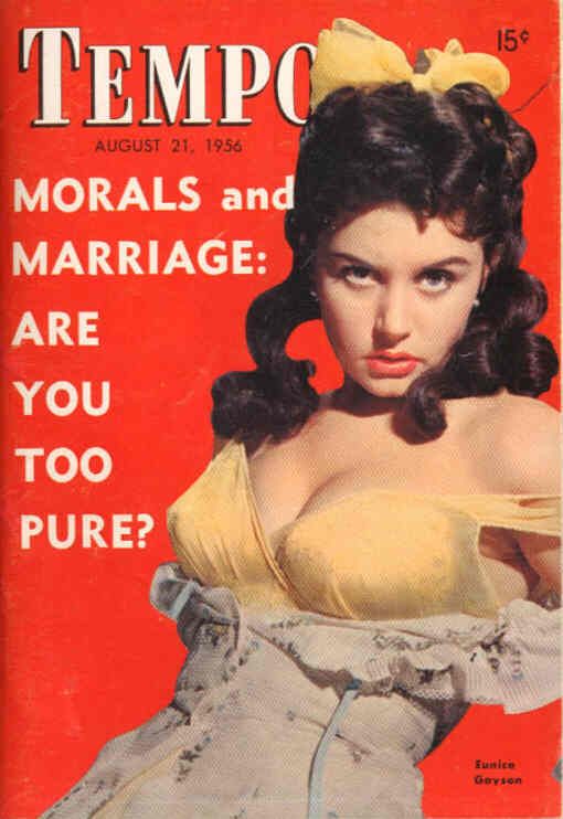 TEMPO (USA) magazine side cover 21 August 1956