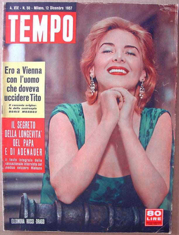 TEMPO magazine side cover Issue 50 12 December 1957