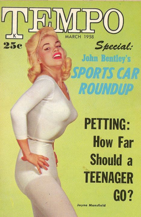 TEMPO (USA) magazine side cover March 1958