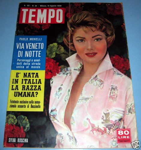 TEMPO magazine side cover Issue 34 19 August 1958
