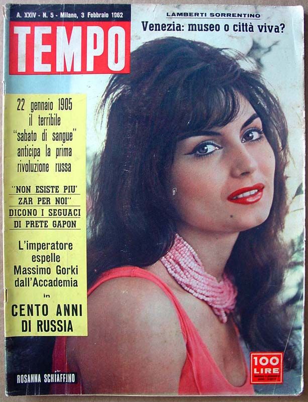 TEMPO magazine side cover Issue 5 3 February 1962