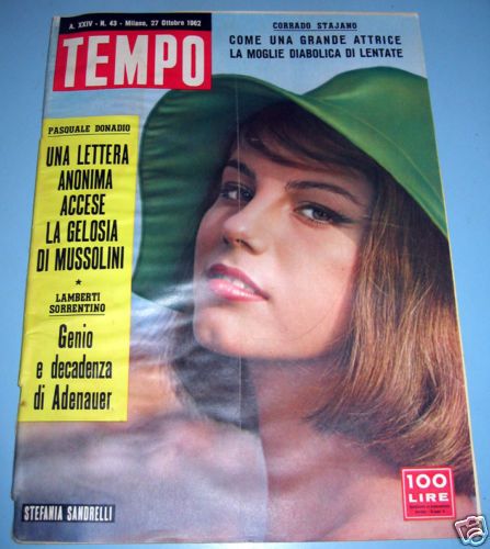 TEMPO magazine side cover Issue 43 27 October 1962