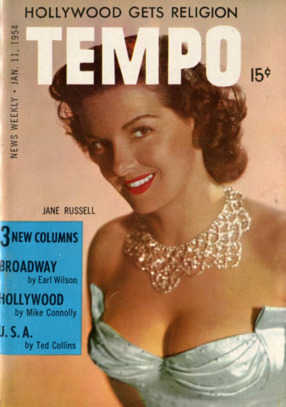 TEMPO (USA) magazine side cover 11 January 1954