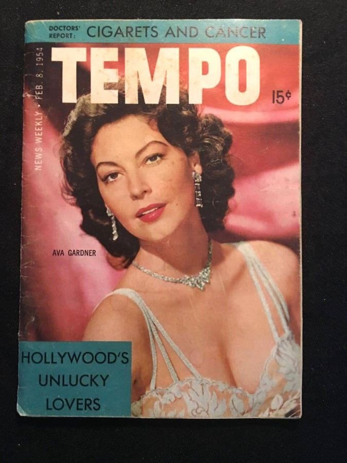 TEMPO (USA) magazine side cover 8 February 1954