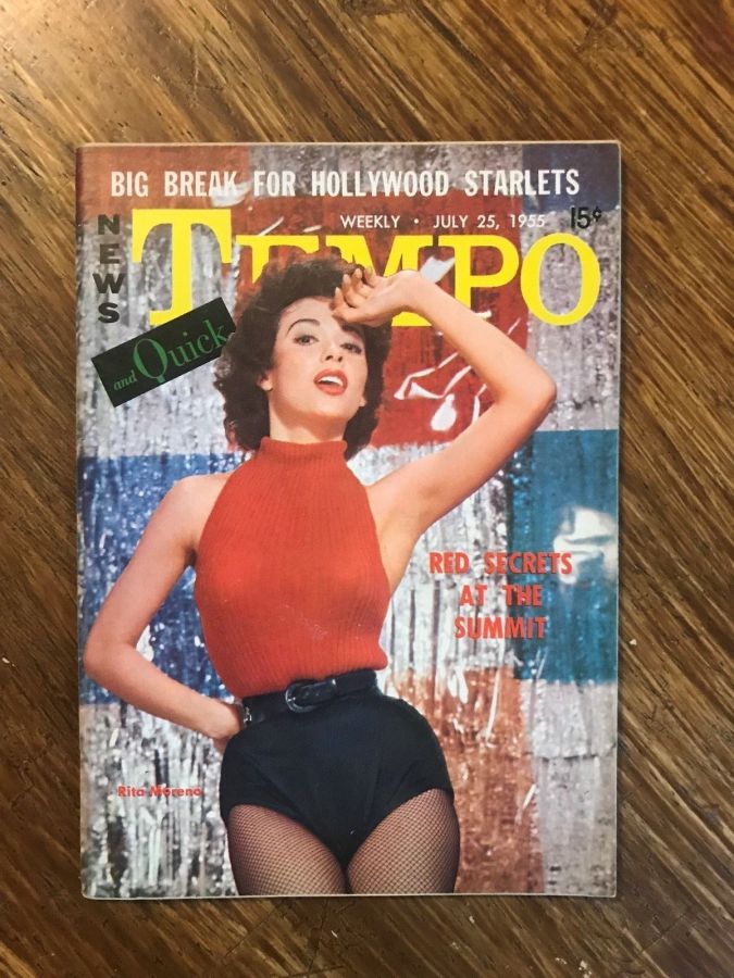 TEMPO (USA) magazine side cover 25 July 1955