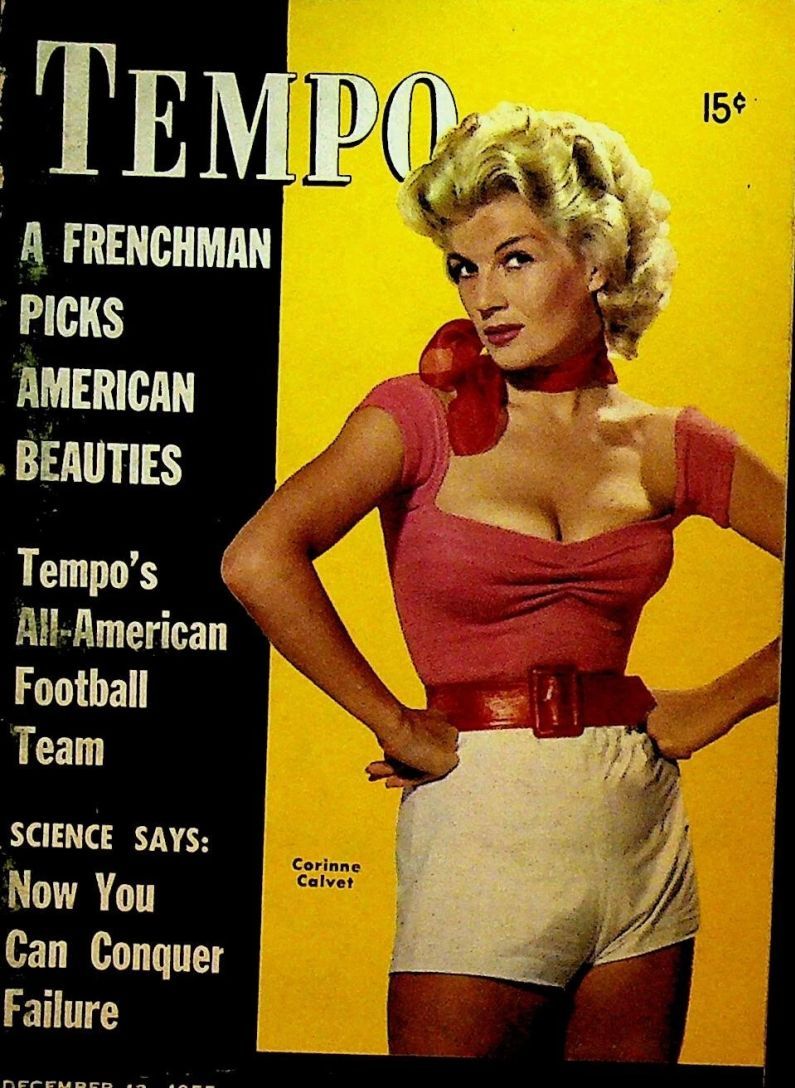 TEMPO (USA) magazine side cover 13 December 1955