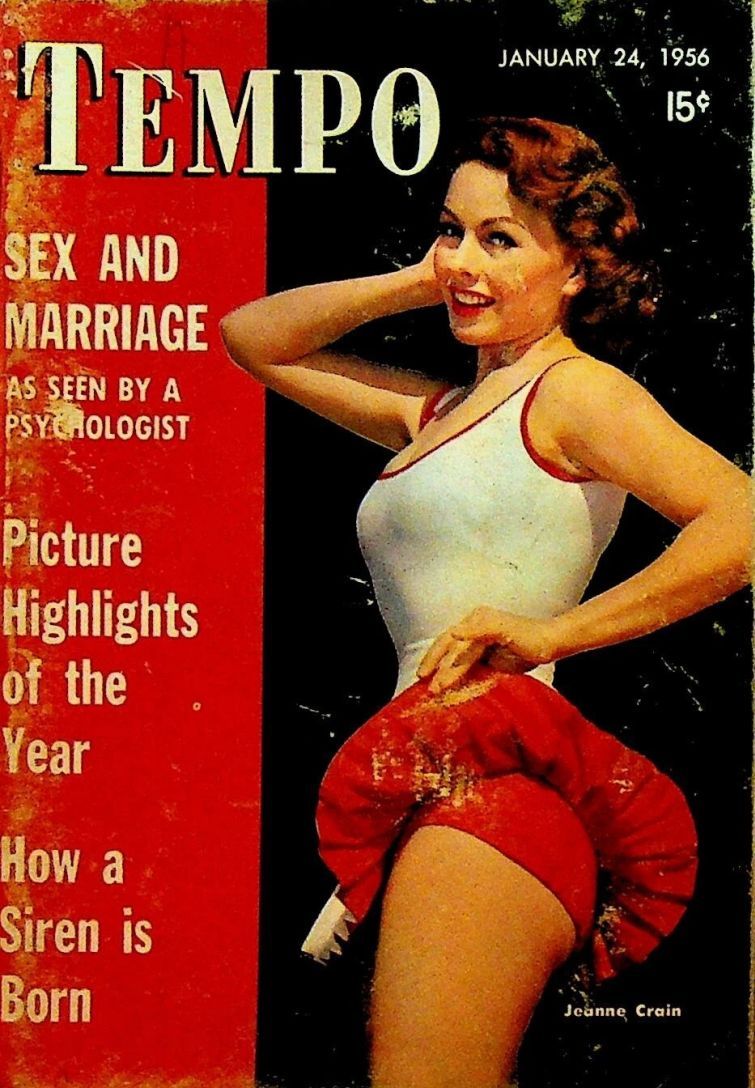 TEMPO (USA) magazine side cover 24 January 1956