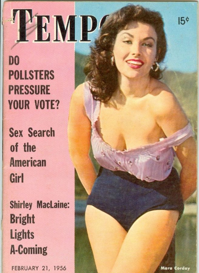 TEMPO (USA) magazine side cover 21 February 1956