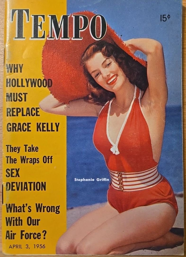 TEMPO (USA) magazine side cover 3 April 1956