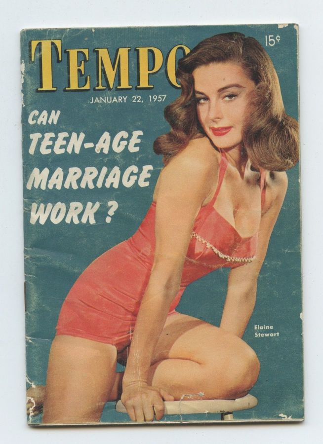 TEMPO (USA) magazine side cover 22 January 1957