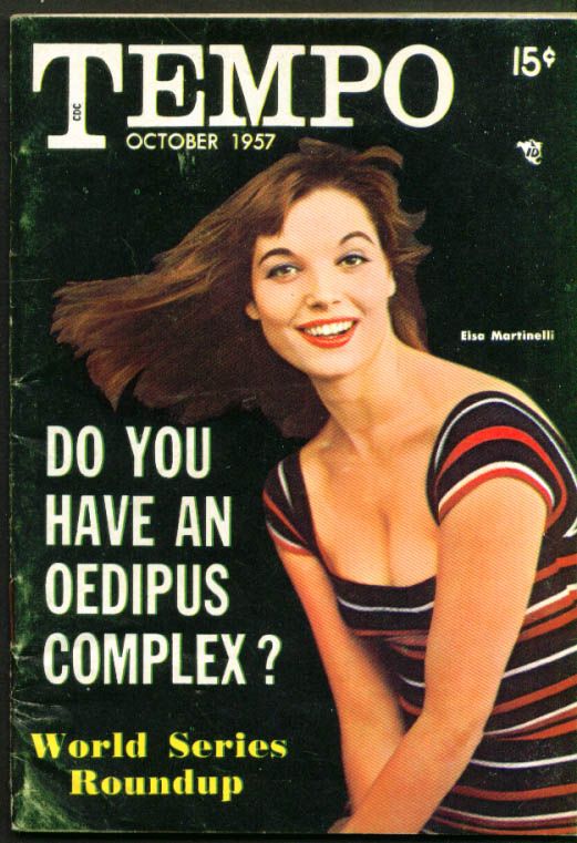 TEMPO (USA) magazine side cover  October 1957