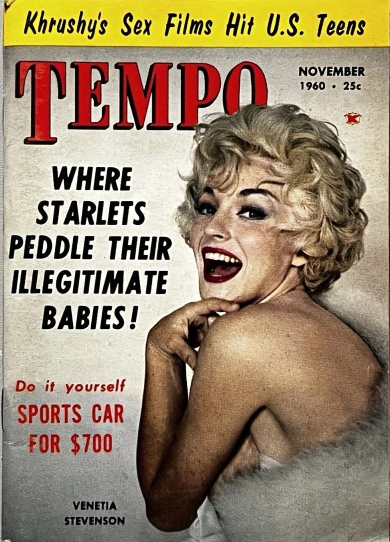 TEMPO (USA) magazine side cover  November 1960