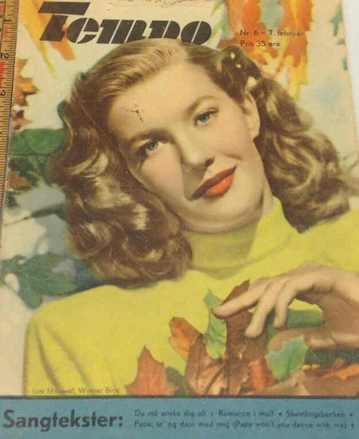 TEMPO (Dk) magazine side cover Issue 6 7 February 1950