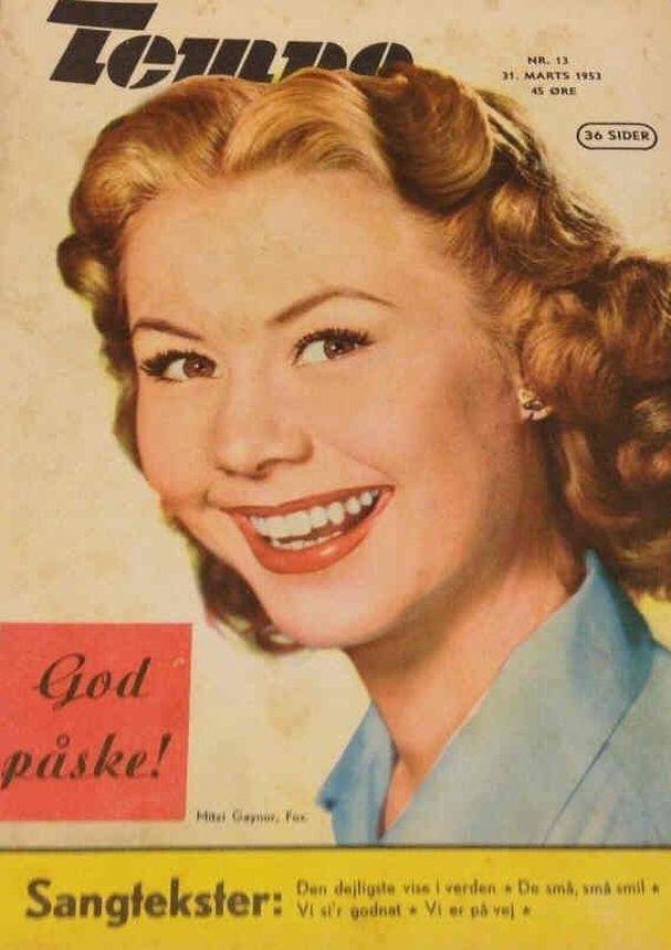 TEMPO (Dk) magazine side cover Issue 13 31 March 1953