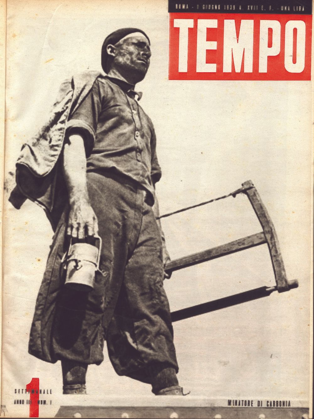 TEMPO magazine side cover Issue 1  June 1939