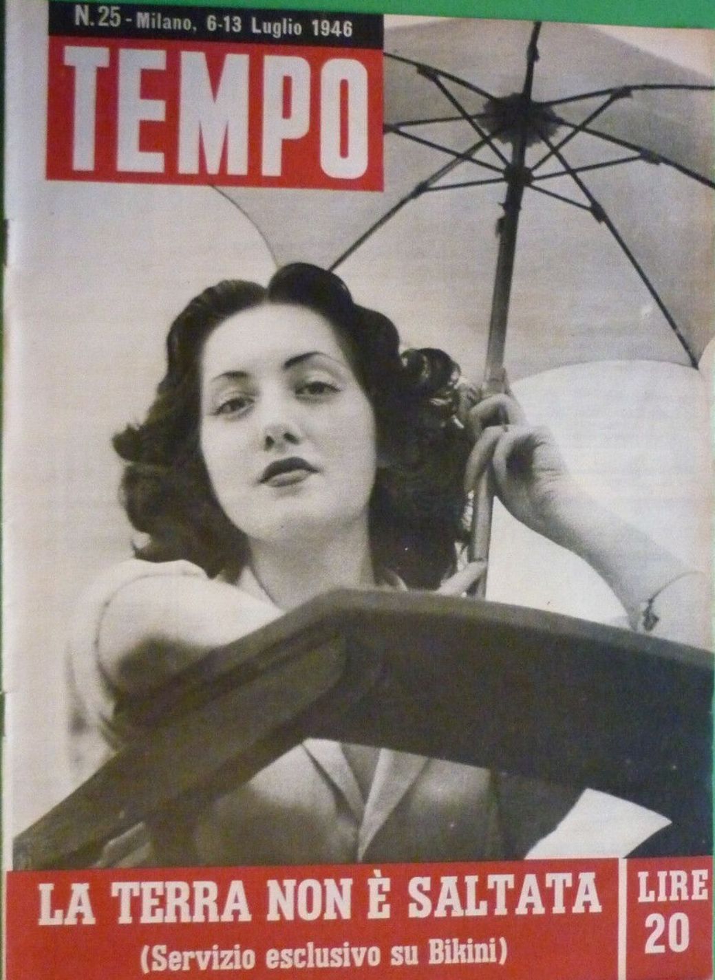 TEMPO magazine side cover Issue 25 6 July 1946