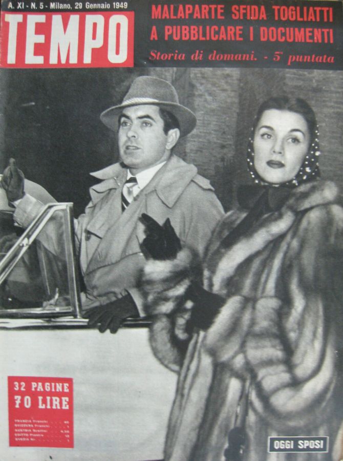 TEMPO magazine side cover Issue 5 29 January 1949