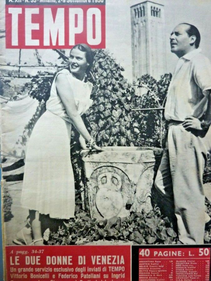 TEMPO magazine side cover Issue 35 2 September 1950